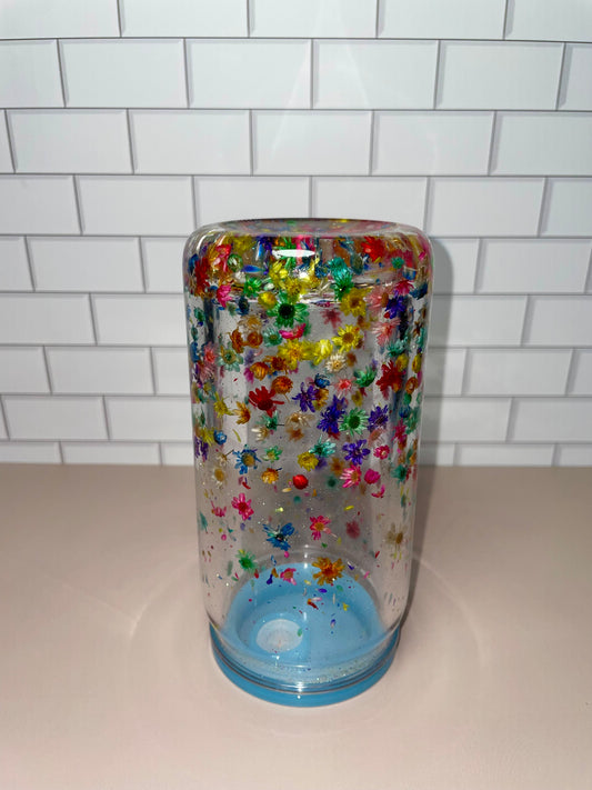 Dried Flowers - 16oz Acrylic Tumbler