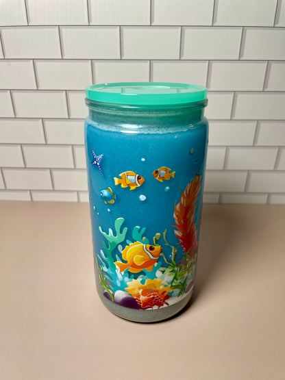 Beach Cup - 16oz Acrylic Tumbler