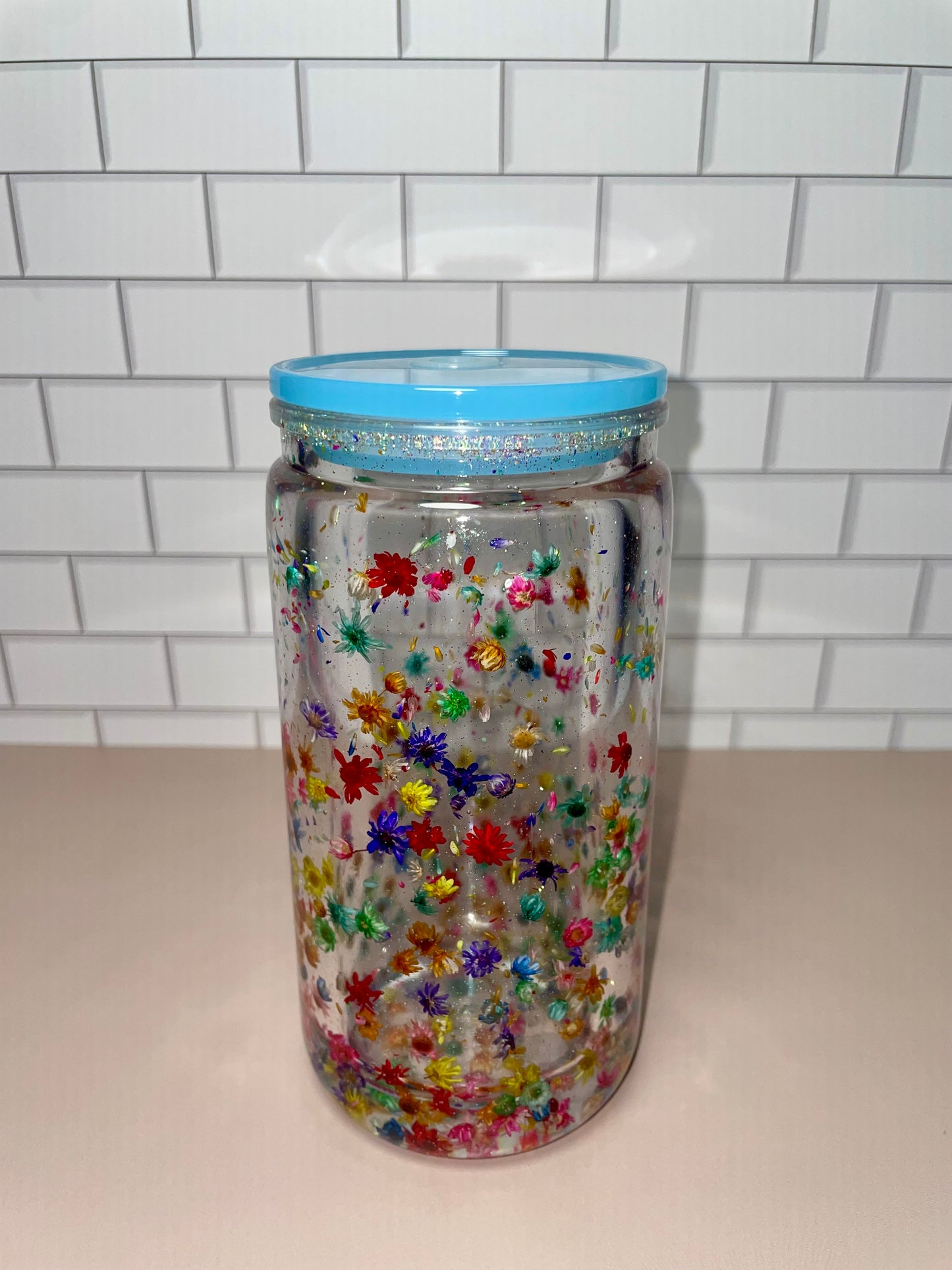 Dried Flowers - 16oz Acrylic Tumbler